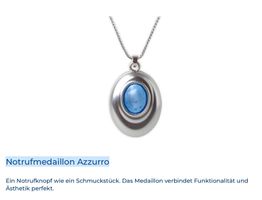 Notrufmedaillon Azzurro von Smartlife Care
