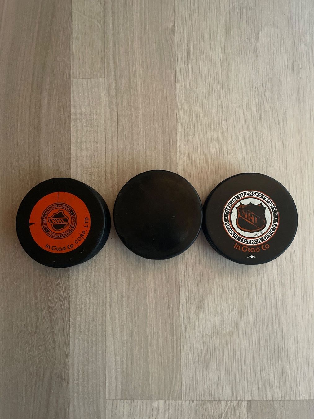 Palloni: 3 Pucks (Hockey) – Usato da Kappelen venduto da Waloga 1