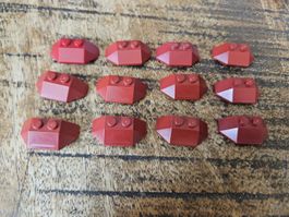 lego 47759 lot de 12 pièces Dark Red Wedge 2 x 4 Triple
