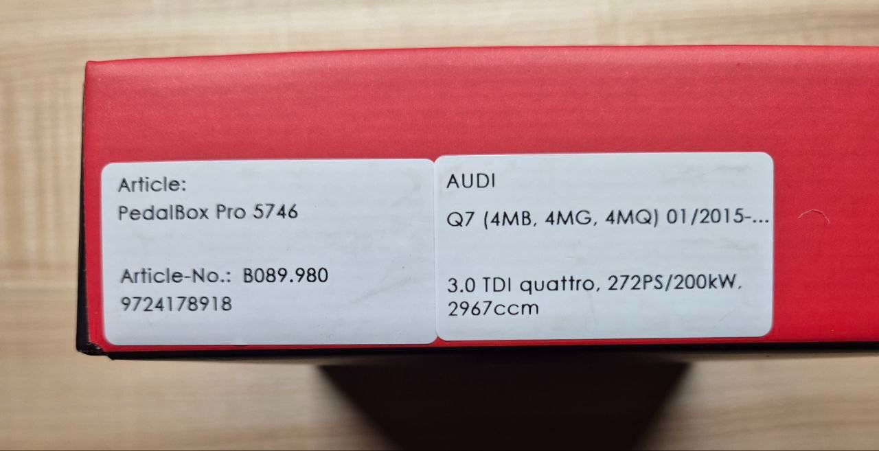 Audi Tutti pezzi di ricambio auto: PedalBox Pro Audi Q7 ab 01.2015 – Nuovo (secondo la descrizione) da Uster venduto da killoff 3