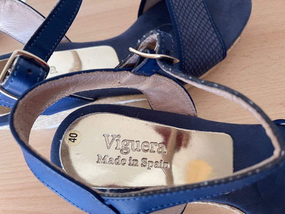 Tamaris Chaussures femmes: VIGUERA(Sp) 40 neu /NP109CHF Pumps 8-4 Espadrilles aus Leder – Neuf (Voir description) à Kölliken par Prscoo 9