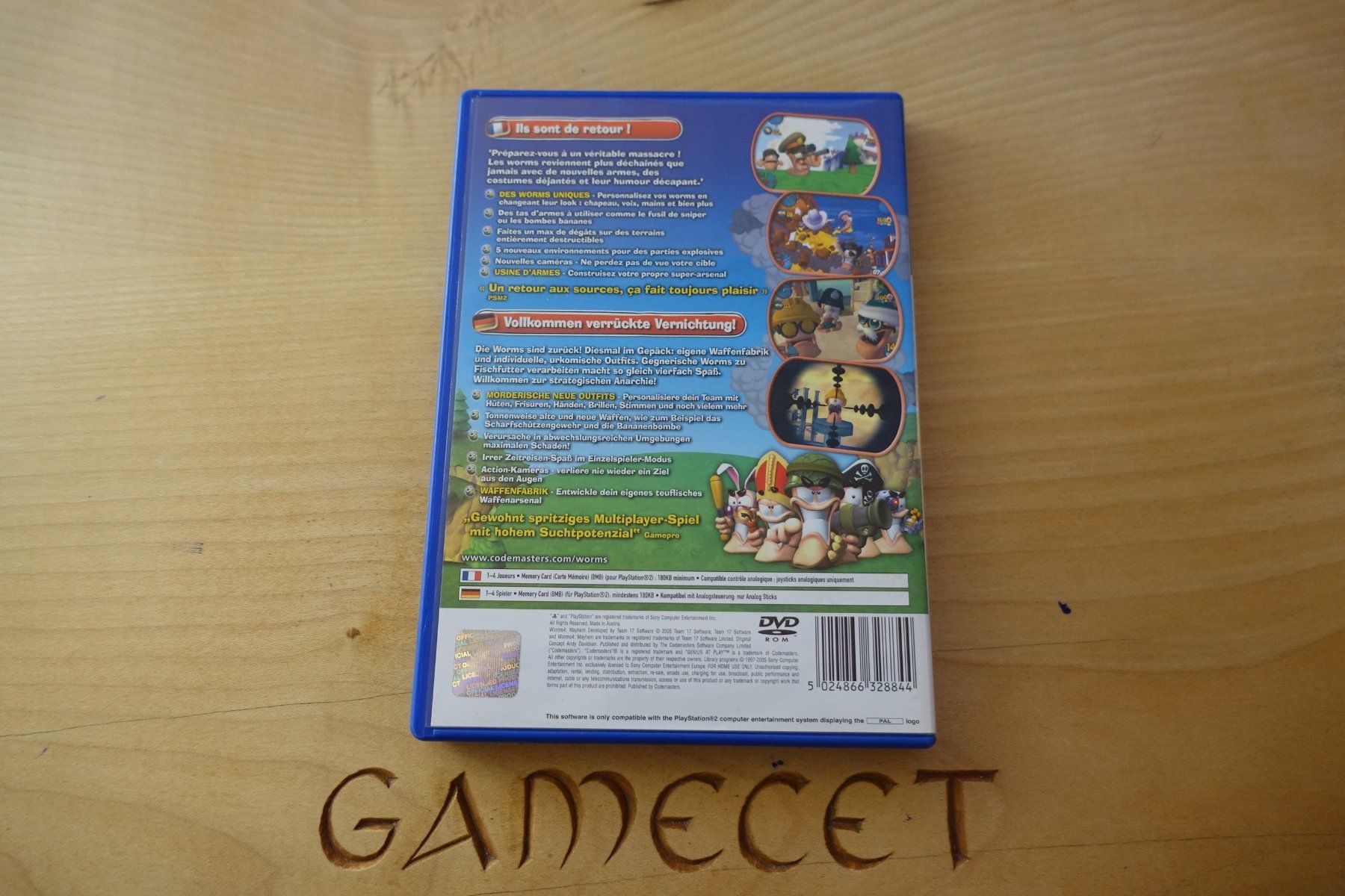 Sony Spiele: Worms 4 Mayhem – Gebraucht aus Steinach von Gamecet 2