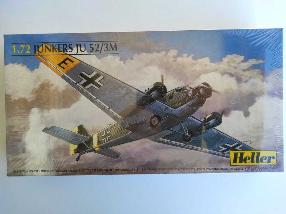 Junkers JU 52/3M der deutschen Luftwaffe von Heller 1/72 | Kaufen auf ...