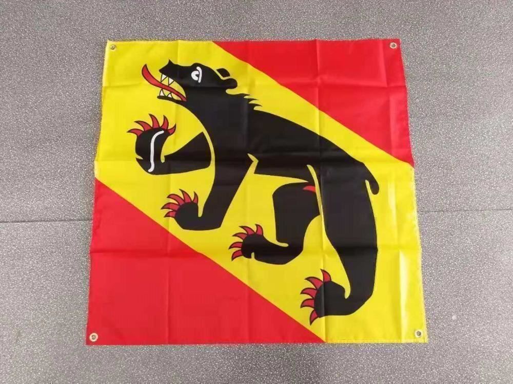 Bandiere: Schweizer Flagge des Kantons Bern 90x90cm – Nuovo e nell'imballaggio originale da Gurmels venduto da Swisspod