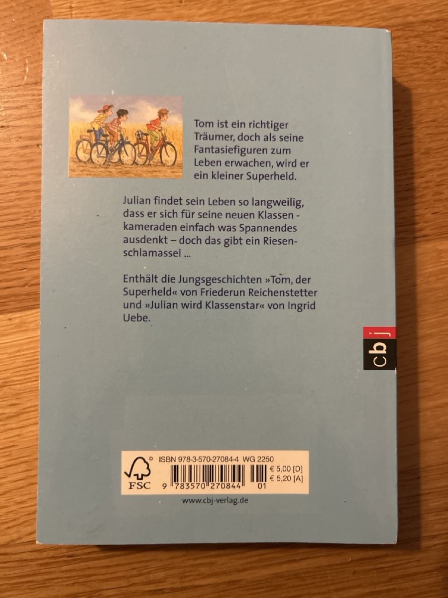 Libri: Jungs Geschichten: Tom, der Superheld – Usato da Grüt (Gossau ZH) venduto da Searose 1