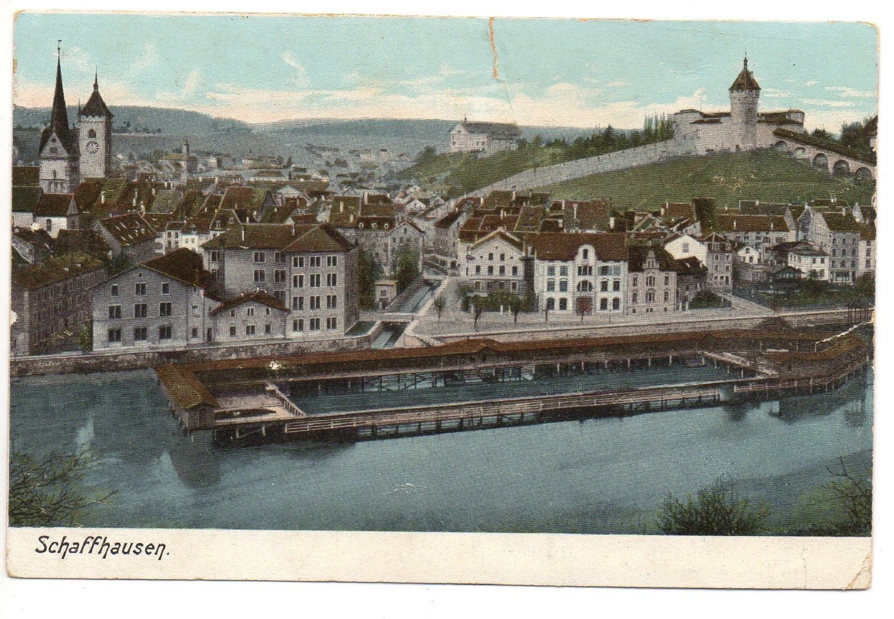 Ansichtskarten: SCHAFFHAUSEN – Gebraucht aus Jona von philajona