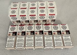 Vapliquid Nikotin Shot 18mg (10ml) 50VG 50PG - 17 Stück Neu
