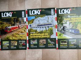 Loki, Schweizer Magazin für den Modellbahnfreund, 3 Ausgaben