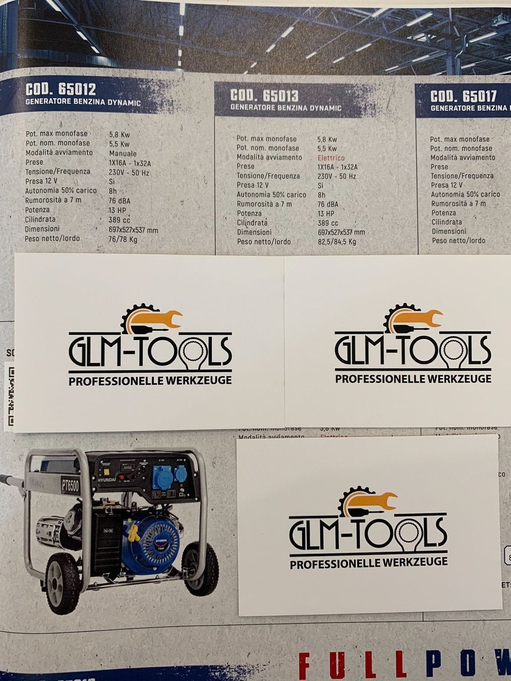 Generatori di corrente: Generator Dynamic Hyundai 8,0 Kw – Nuovo e nell'imballaggio originale da willisau venduto da GLM-Tools. 6