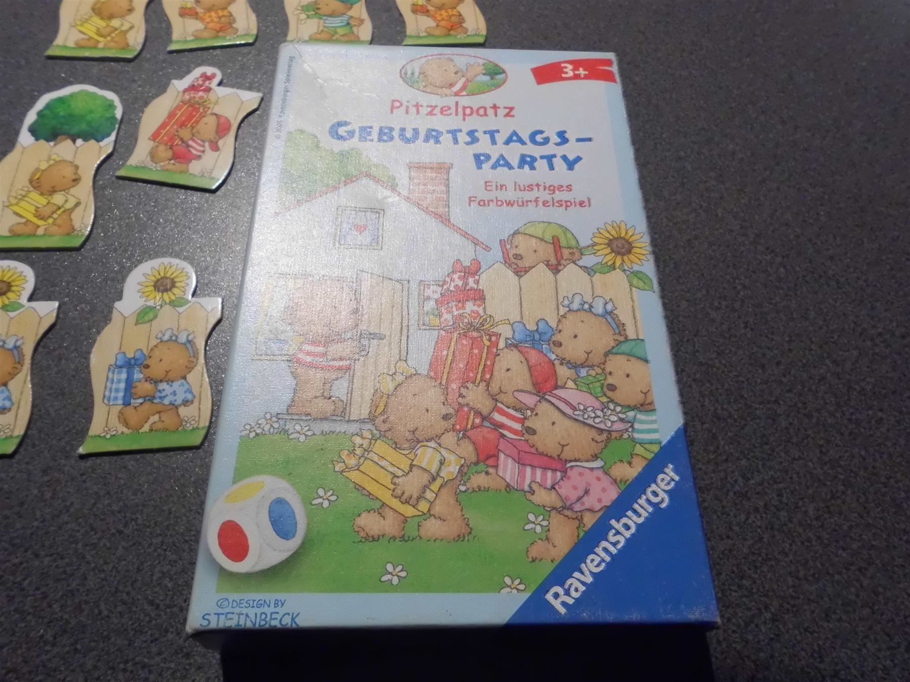 Spiele: Geburtstags-Party, Pitzelpatz, Ravensbur – Gebraucht aus Zürich von Motzkuh 1