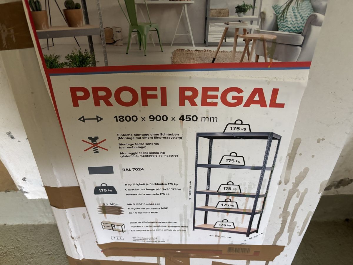 Scaffali: Profi Regal – Nuovo e nell'imballaggio originale da Winterthur venduto da ru.he