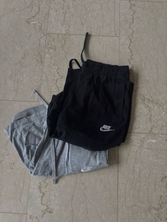 Nike Shorts Set, Grau/Schwarz, Sommerkollektion, Gr. S