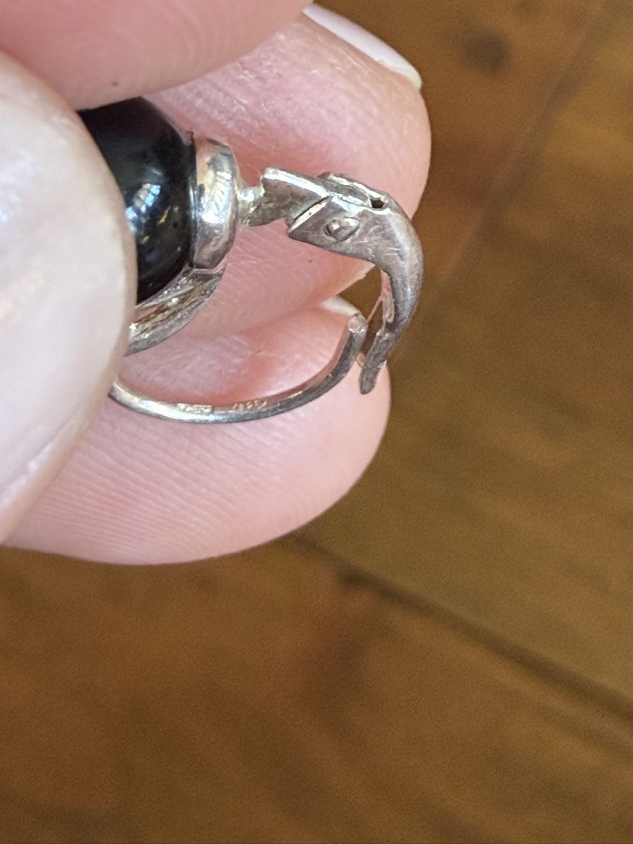 Orecchini pendenti & Orecchini a lobo: Orecchini argento 925 pietra nera e zirconia – Usato da Cademario venduto da Iby_30 3