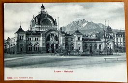 Luzern - Bahnof AK