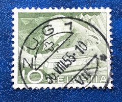 Nr.299 Technik und Landschaft GESTEMPELT Zug  