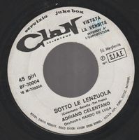 7 " CELENTANO ADRIANO / ARCHAEOPTERIX SOTTO LE LENZUOLA / BA