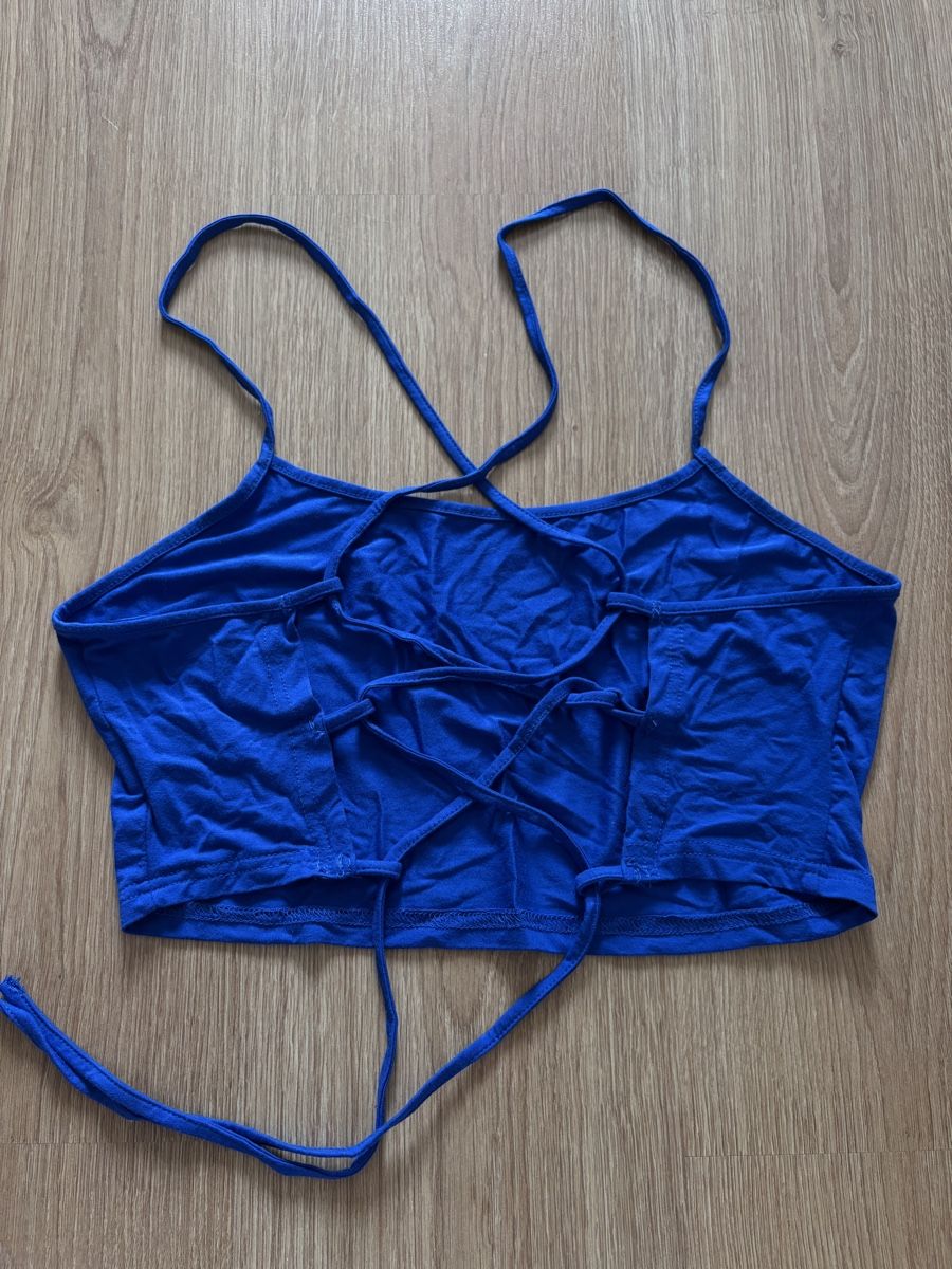 Top: top blau – Nuovo (secondo la descrizione) da Solothurn venduto da amelie.br 1