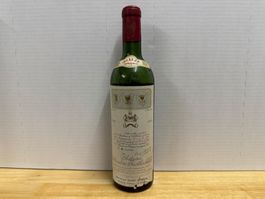 1 Flasche Chateau Mouton Rothschild 1964 Bordeaux RAR
