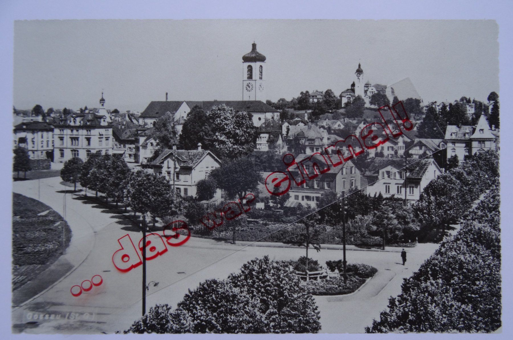 Ansichtskarten: St. Gallen Gossau anno 1930 – Gebraucht aus Safnern von Wstussi