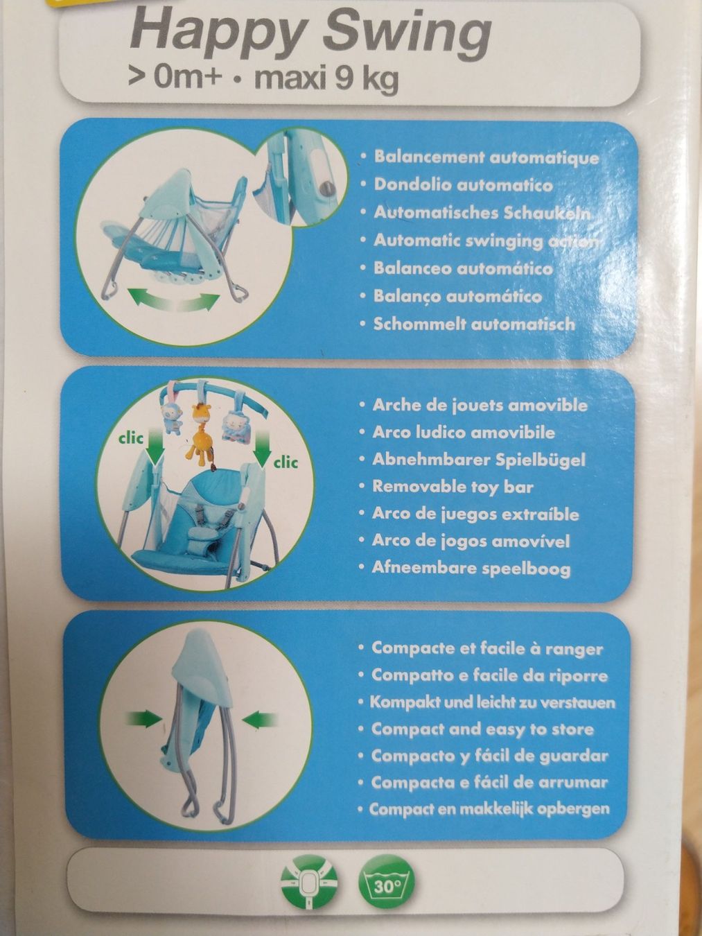Sdraiette & Sdraiette a dondolo: Transat pour bébé Baby relax – Usato da Gland venduto da Coyotte 3