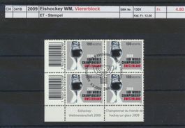 2009 "Eishockey WM", Viererblock, ET - Stempel