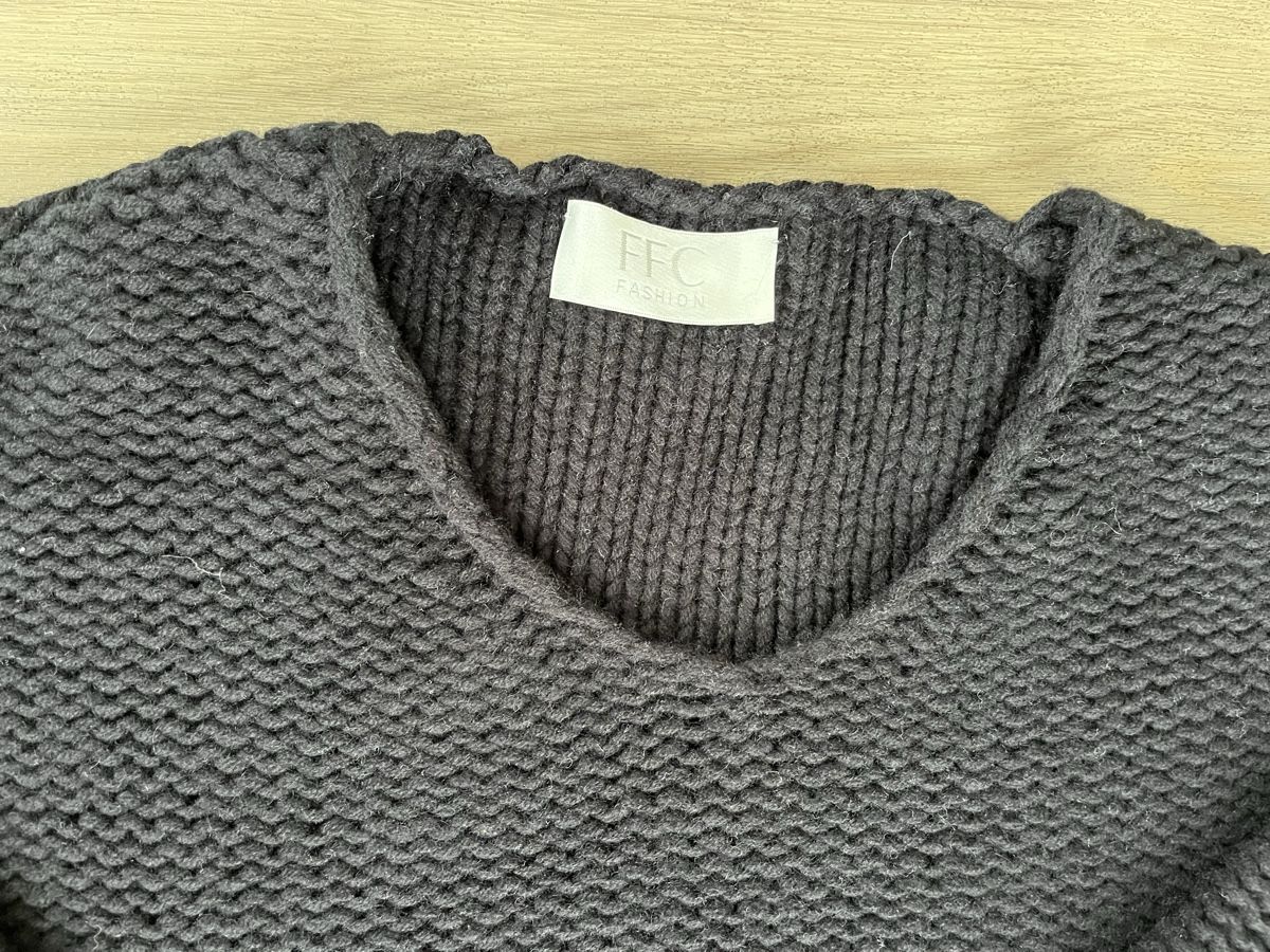 Pullover & Sweatshirts: FFC neuer schwarzer Strickpullover Kaschmir Wolle – Neu (gemäss Beschreibung) aus Kerns von osco01 6