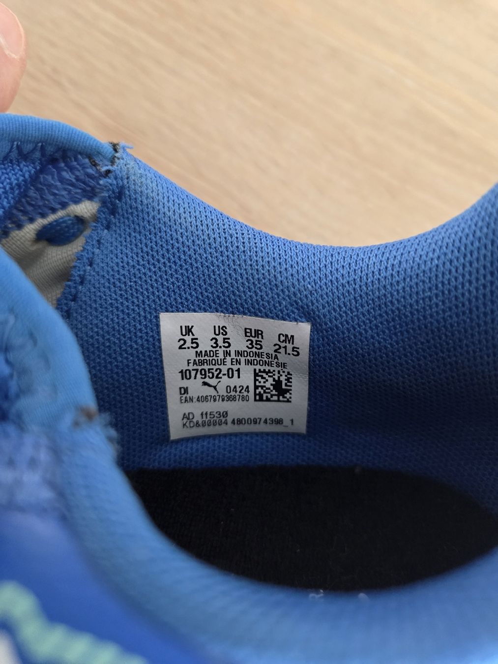 Puma Scarpe per ragazzi: Puma Hallenschuhe Gr.35 – Usato da Jegenstorf venduto da deb_26tj 2