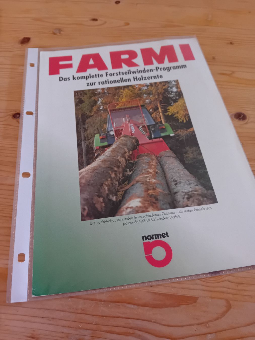 Documenti: Prospekt Farmi Seilwinde Forstseilwinden – Usato da St. Urban venduto da volvodreamer