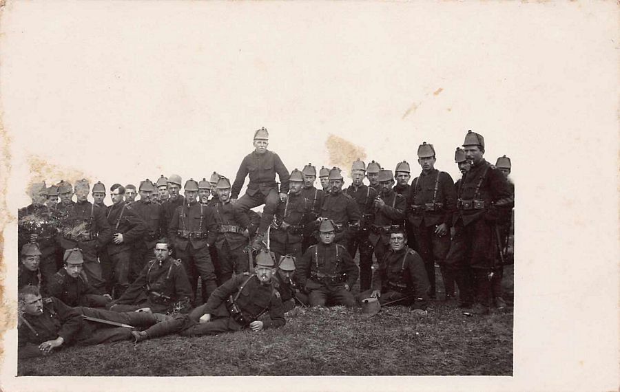Cartoline postali: Soldatengruppe, "4" – Usato da Frauenfeld venduto da POML