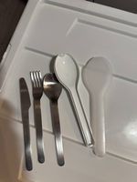 Set picnic couteau fourchette cuillère avec boîte