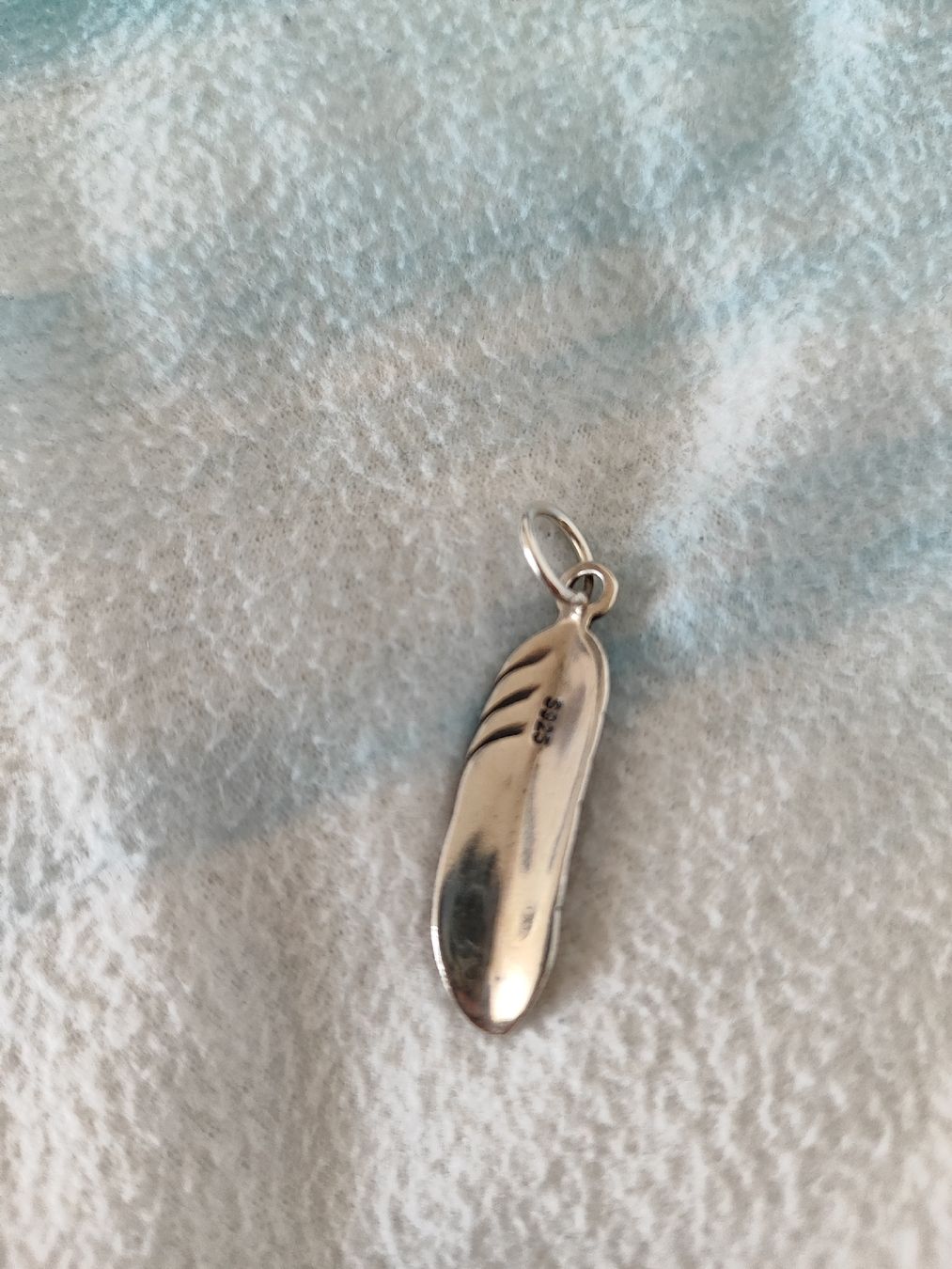 Anhänger: Pendentif plume  – Neu (gemäss Beschreibung) aus Ursy von Sebastien-85 1