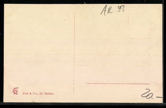 Cartoline postali: AK Walzenhausen, Ortsansicht mit See – Usato da Berlin venduto da bartko-reher 1