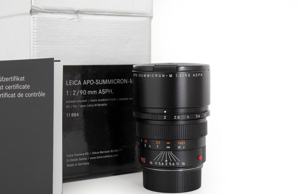 Leica APO Summicron M 1:2 90mm ASPH Objektiv f2 für Leica M 1