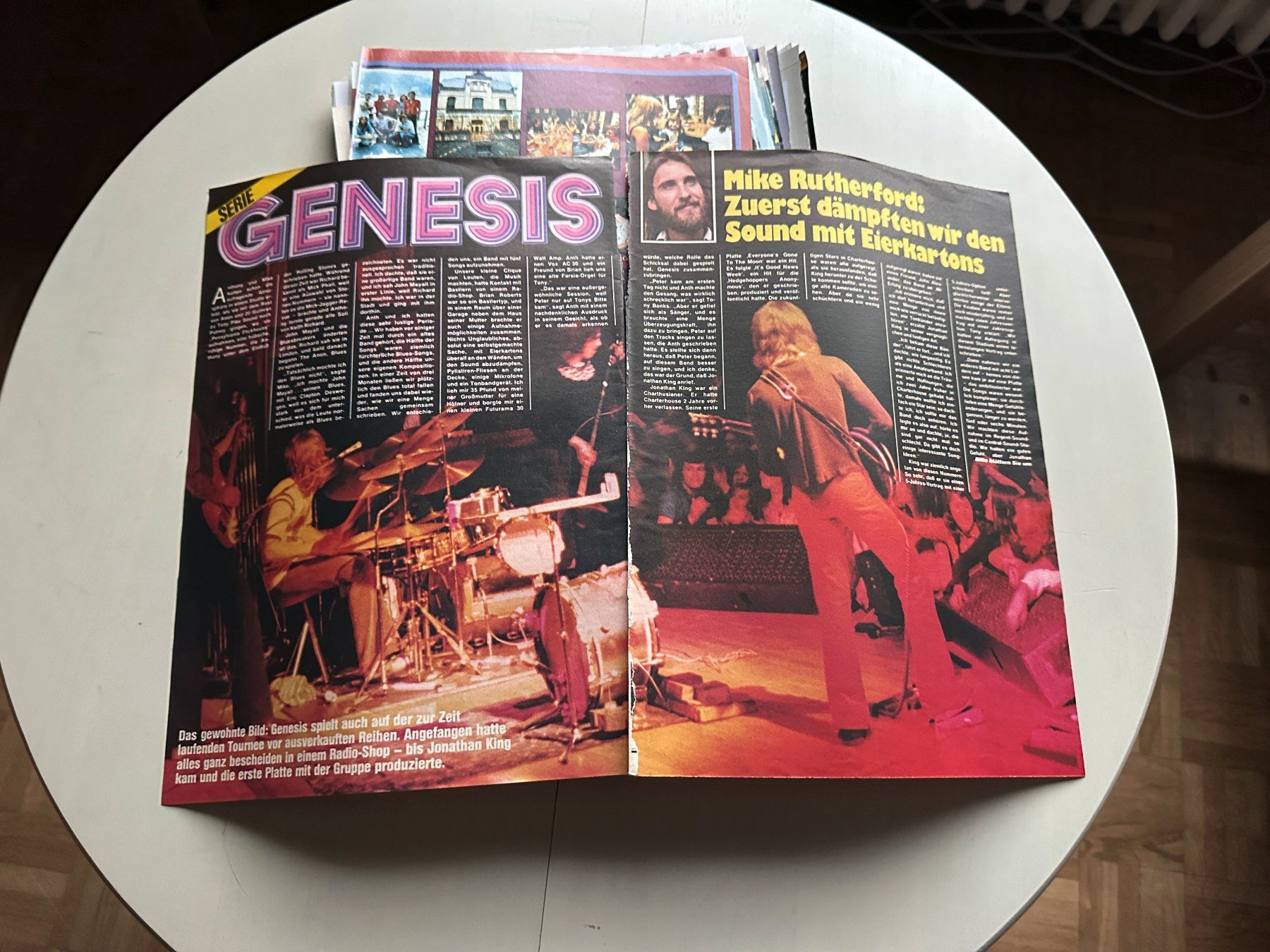 Riviste & Magazine: GENESIS PETER GABRIEL PHIL COLLINS tolle Berichte + Poster – Usato da Basel venduto da Partridge 1