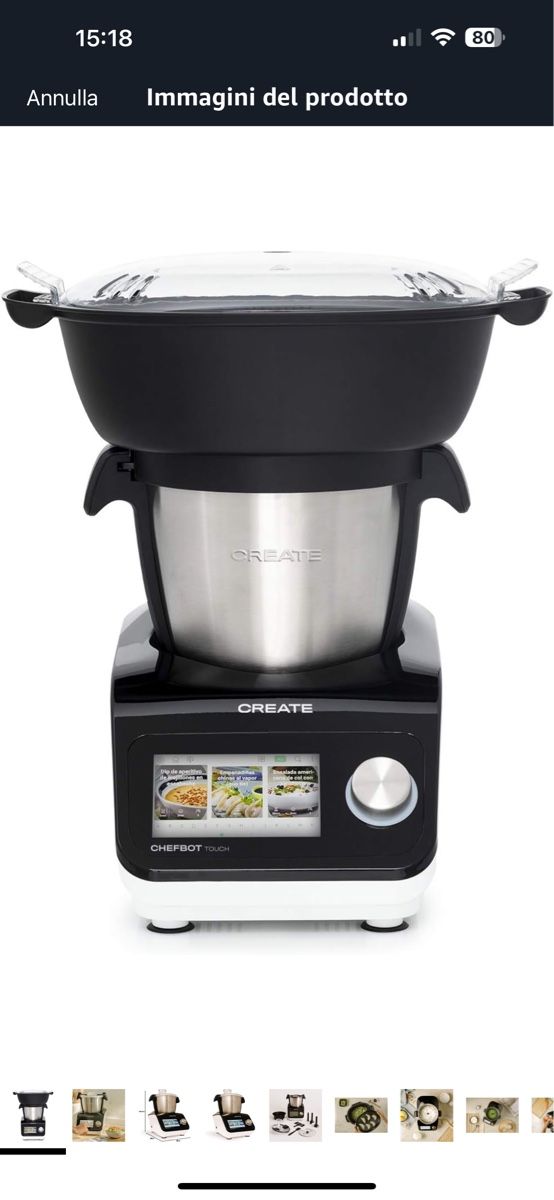 Elettrodomestici da cucina: Robot da cucina multifunzione nero, CREATE/CHEFBOT TOUCH – Usato da Claro venduto da kel_v7dj 7