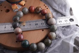 Polychrom  12mm Kugel Armband    ab 3.- (Räumung!)