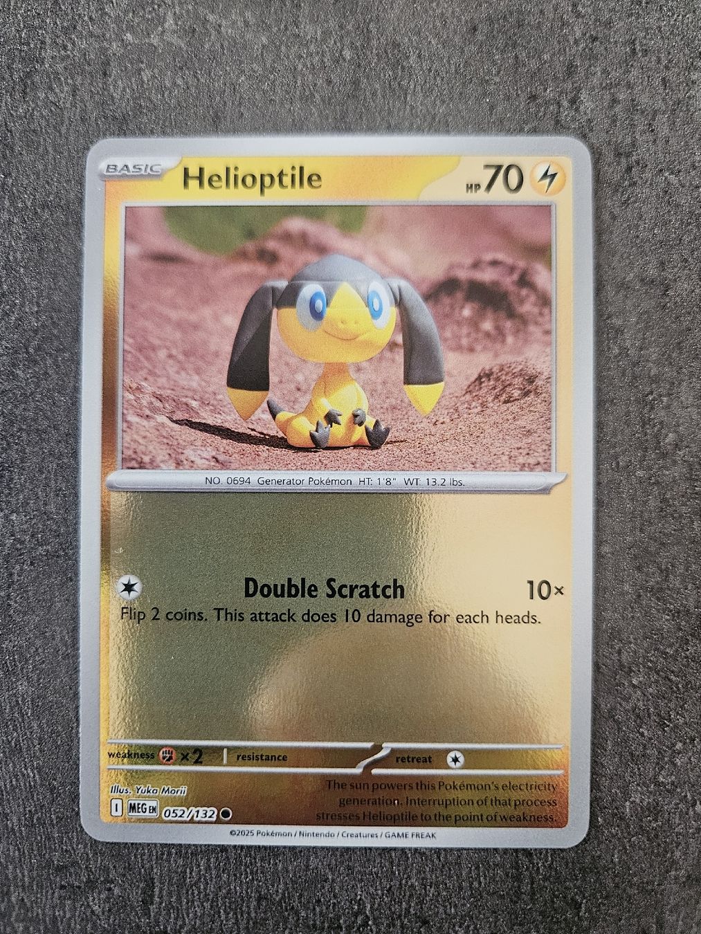 Pokémon Carte collezionabili: Helioptile MEG EN 052/132 – Nuovo (secondo la descrizione) da Aarau venduto da san_pb85