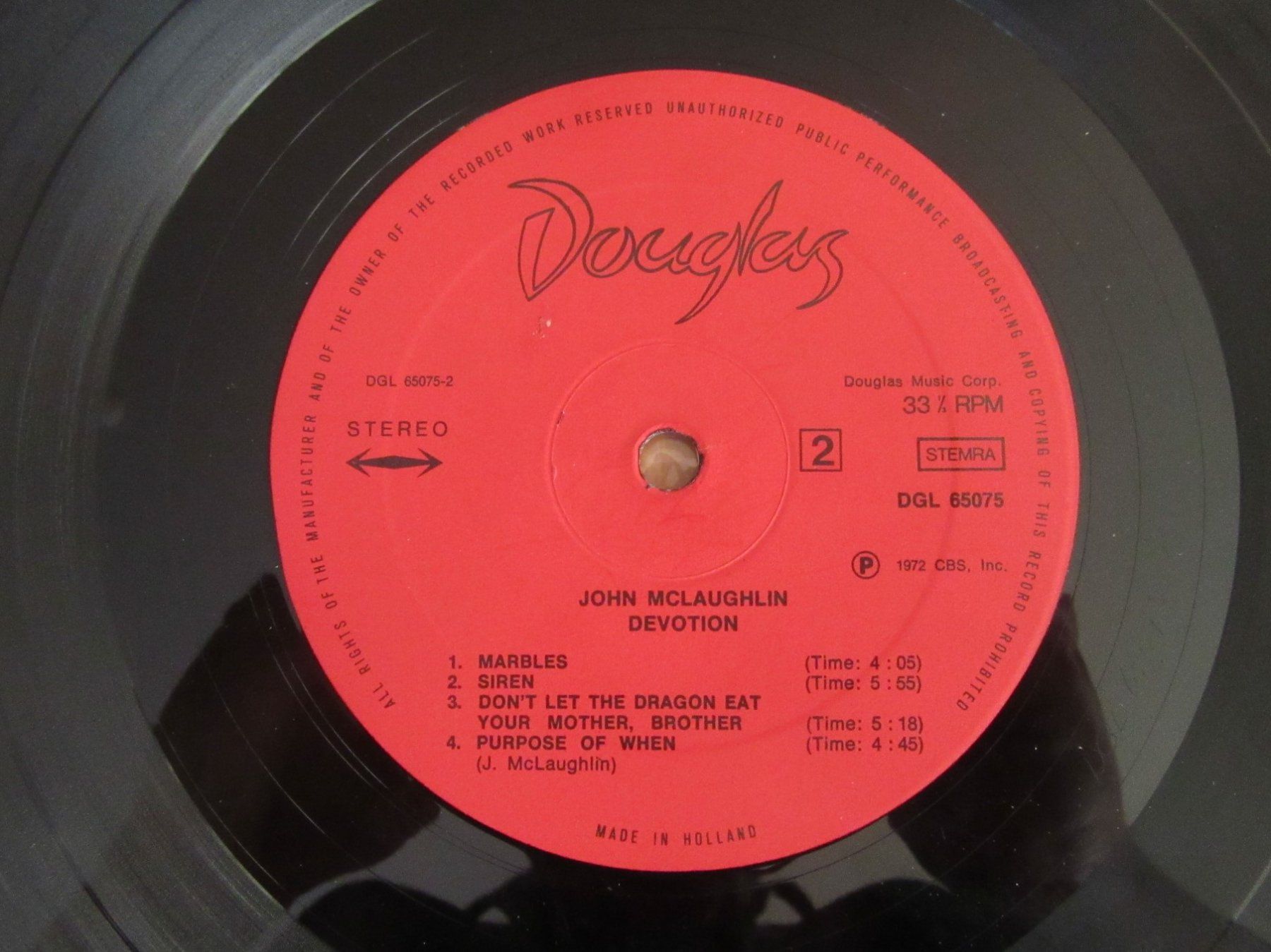 Schallplatten: Langspielplatte JOHN Mc LAUGHLIN - DEVOTION – Gebraucht aus Degersheim von Tforelle 6