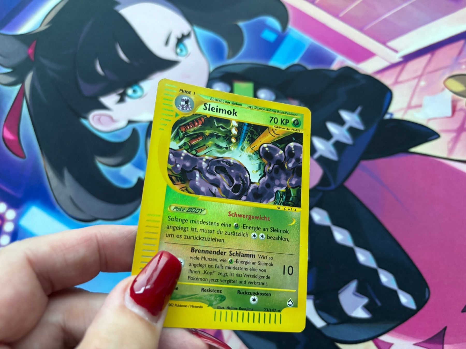 Pokémon Sammelbilder & Trading cards: 2002 POKEMON Sleimok Reverse Holo Aquapolis 023 – Gebraucht aus Wilen (Sarnen) von Seeungeheuer 1