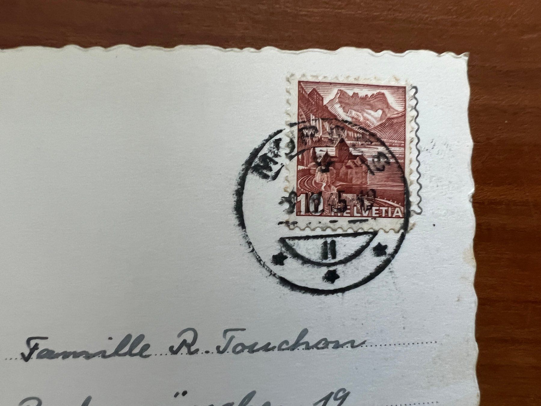 Ansichtskarten: AK   1945 Morges  (G2321) – Gebraucht aus Hinwil von Sidi4 1