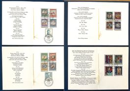 1966 - 69   / Pro Patria Faltblätter