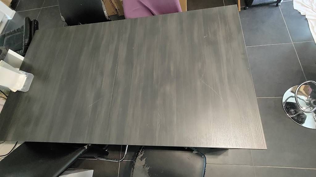Tischset: Table à manger avec chaises et rallonge – Gebraucht aus Chatonnaye von scharf 1