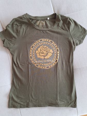 Damen T-Shirt GUESS, Khaki