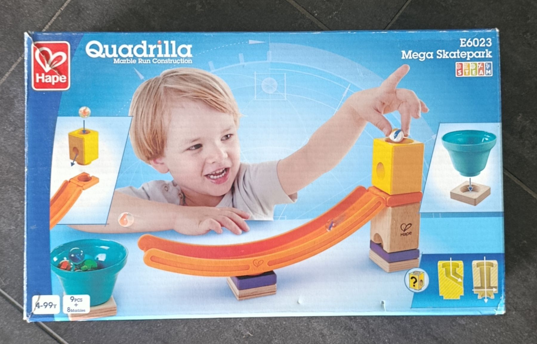 Hape Giochi: Quadrilla Kugelbahn / Murmelbahn Erweiterungsset – Usato da Belp venduto da cec_sy6t