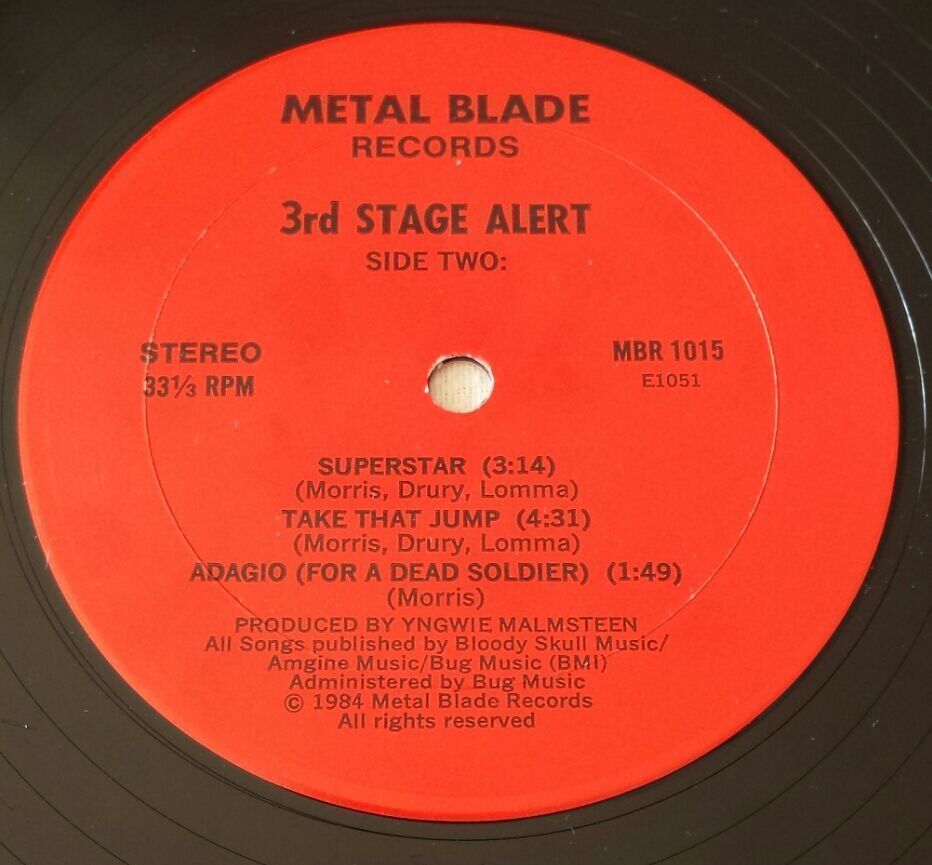 Schallplatten: 3rd Stage Alert - Same - EP - 1984 - US First Press – Gebraucht aus Uster von Zardodel 5