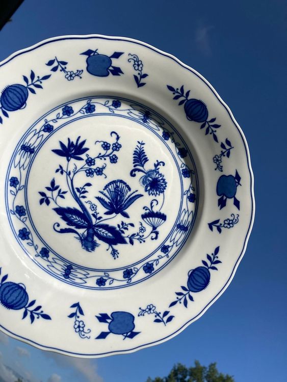 Geschirr Mit Zwiebelmuster