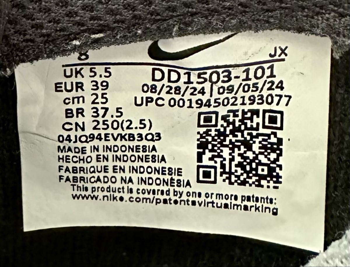 Nike Scarpe da uomo: Nike Dunk Low Panda 38 – Nuovo (secondo la descrizione) da Zollikon venduto da _M65_ 3