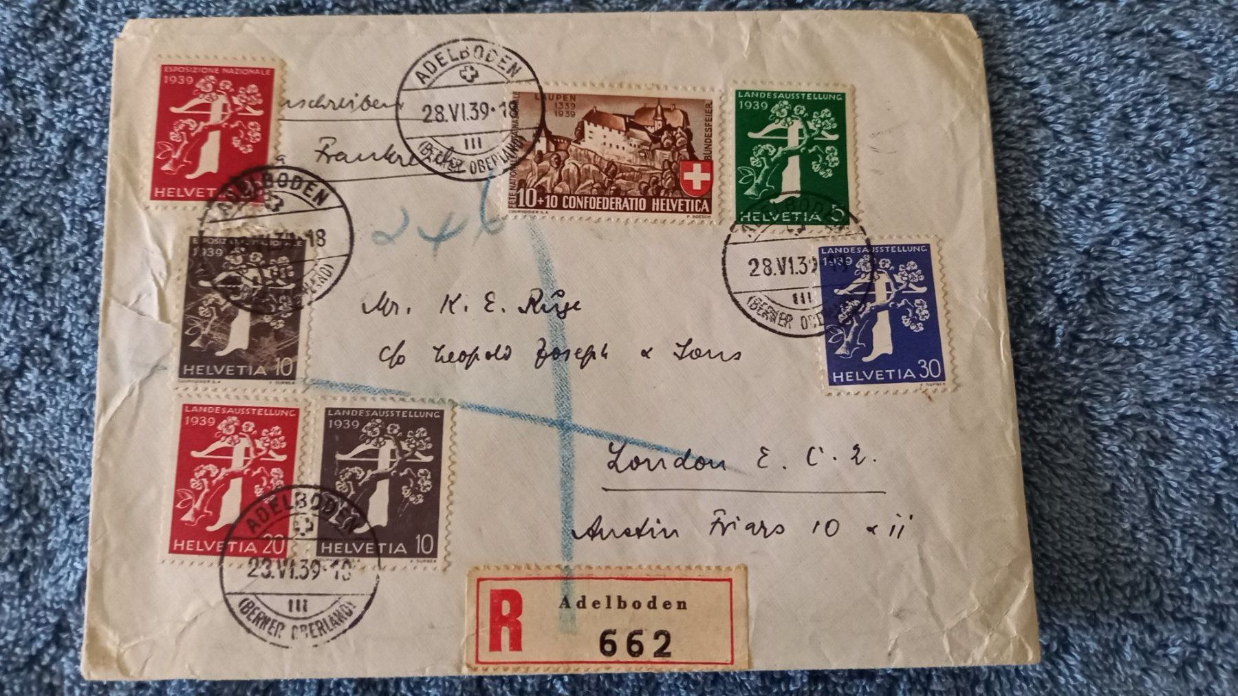Tutti i francobolli: 2) Brief mit Abart Langes U – Usato da Horw venduto da Onurb008
