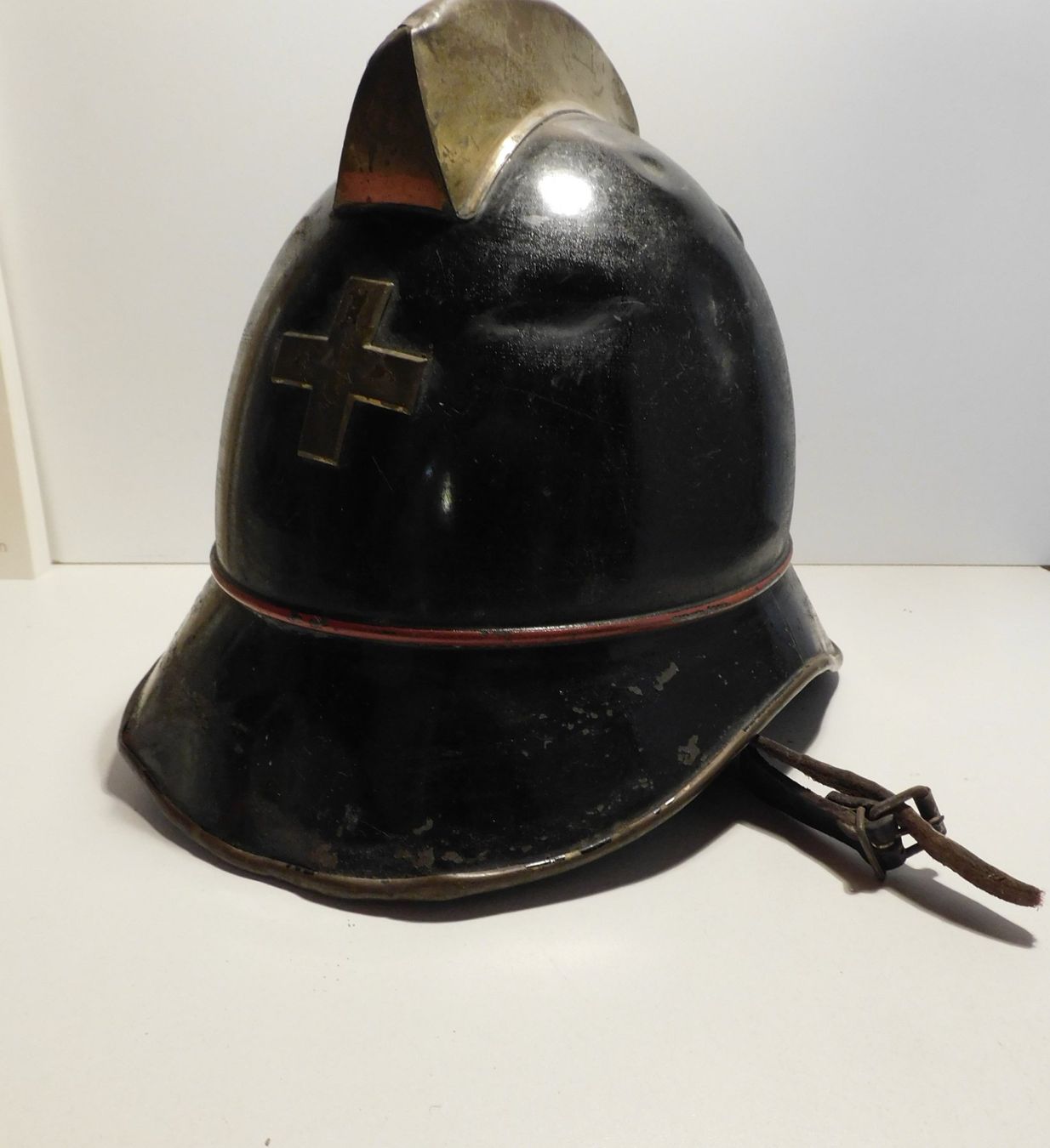 Vêtements & accessoires anciens: Feuerwehr Helm antiker Helm Uniform Helm – D'occasion à Sursee par 76 4