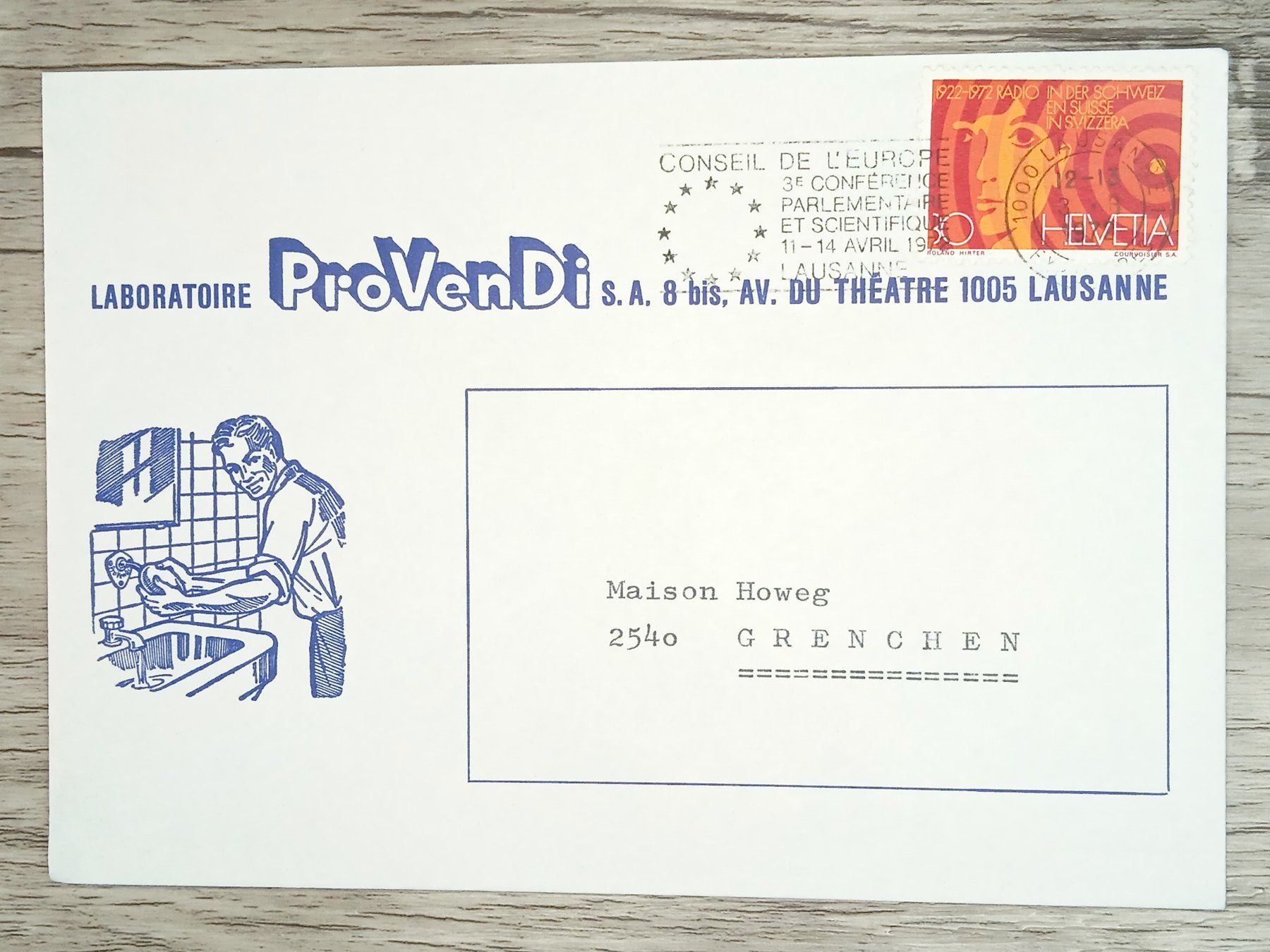Tous les timbres: TR17 Enveloppe + Timbre Suisse 1972 – D'occasion à Cousset par Patrick_Collections